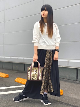 ヤマモトマイさん（レディース・165cm）の春コーディネート