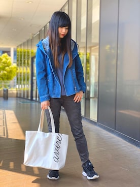 ヤマモトマイさん（レディース・165cm）の春コーディネート