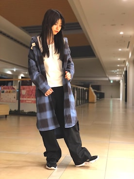 「アイテム（シャツワンピース）」を使った、ヤマモトマイさん（レディース・165cm・20代）の夏コーディネート