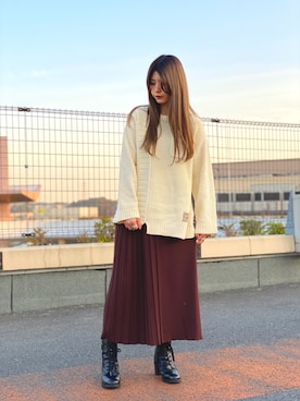 ヤマモトマイさん(レディース・165cm)の秋コーディネート