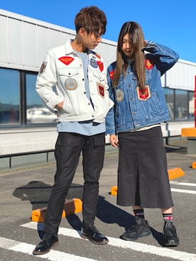 ヤマモトマイさん(レディース・165cm)の冬コーディネート