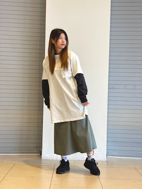 ヤマモトマイさん（レディース・165cm）の春コーディネート