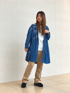 ヤマモトマイさん（レディース・165cm）の春コーディネート