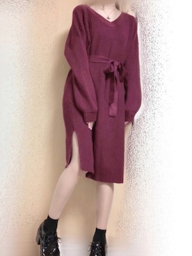 「archives（アルシーヴ）のアイテム（トレンチコート）」を使った、みやび໒꒱【プチプラ本命デート服】さん（レディース・162cm）の秋コーディネート