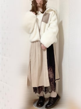 みやび໒꒱【プチプラ本命デート服】さん(レディース・162cm)の冬コーディネート