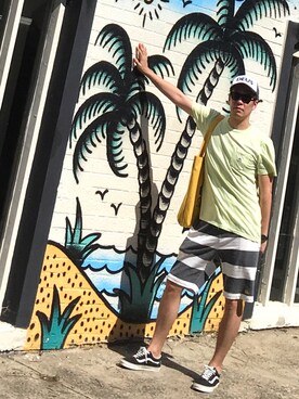 「PENFIELD USA（ペンフィールドユーエスエー）のアイテム（Tシャツ/カットソー）」を使った、TKYさん（メンズ・182cm）の冬コーディネート