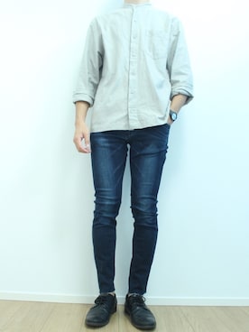 「クラークス」｜「アイテム（アナログ腕時計）」を使った、hiro_wata__さん（メンズ・172cm）の夏コーディネート