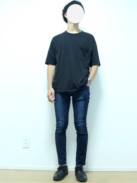 「clarks」｜「アイテム（腕時計）」を使った、hiro_wata__さん（メンズ・172cm）の秋コーディネート