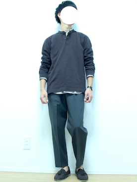 「チェック柄に恋してる」｜「アイテム（アナログ腕時計）」を使った、hiro_wata__さん（メンズ・172cm）の秋コーディネート