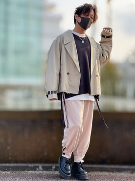 小倉祐樹さん(メンズ・165cm)の冬コーディネート