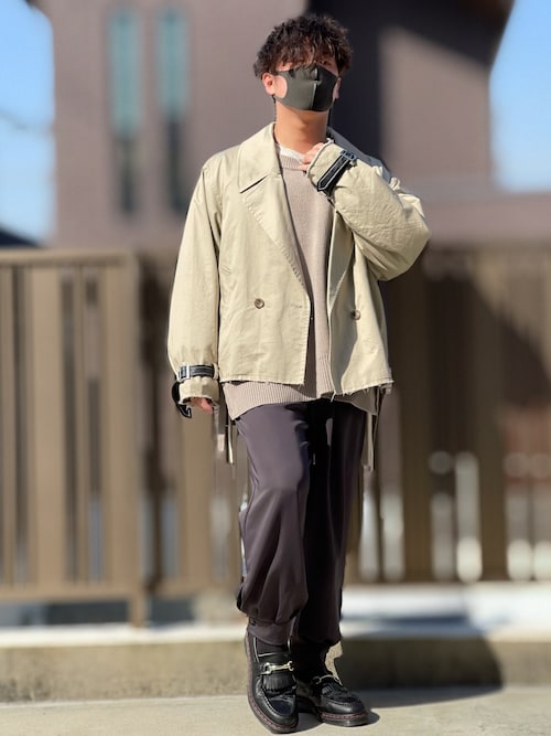 shiki tokyo（シキトウキョウ）の「OVERSIZED SHORT TRENCH