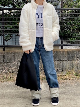 「マルジェラ」｜「アイテム（ブルゾン）」を使った、sug10yaさん（レディース・150cm）の秋コーディネート