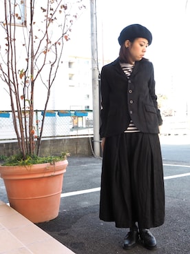 「Hands of creation（ハンズオブクリエイション）のアイテム（ジャケット/アウター）」を使った、clever elephantさん（レディース・153cm）の冬コーディネート