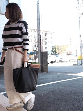 「Hands of creation（ハンズオブクリエイション）のアイテム（トップス）」を使った、clever elephantさん（レディース・153cm）の冬コーディネート