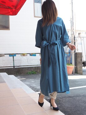 「note et silence （ノートエシロンス）のアイテム（ワンピース/ドレス）」を使った、clever elephantさん（レディース・153cm）の春コーディネート