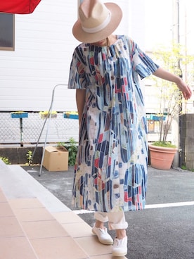 「涼しげ」｜「アイテム（ワンピース/ドレス）」を使った、clever elephantさん（レディース・153cm）の春コーディネート