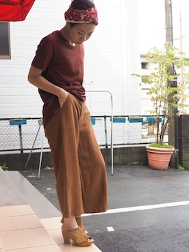 「ボヘミアンズ」｜「アイテム（ヘアアクセサリー）」を使った、clever elephantさん（レディース・153cm）の夏コーディネート