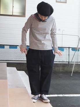 「Hands of creation（ハンズオブクリエイション）のアイテム」を使った、clever elephantさん（レディース・153cm）の冬コーディネート