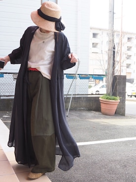 「note et silence （ノートエシロンス）のアイテム（ワンピース/ドレス）」を使った、clever elephantさん（レディース・153cm）の春コーディネート