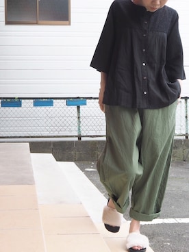 「Hands of creation（ハンズオブクリエイション）のアイテム」を使った、clever elephantさん（レディース・153cm）の春コーディネート