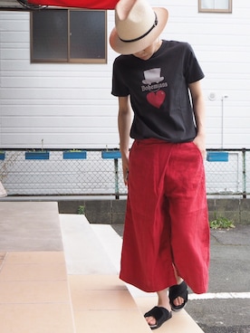 「ボヘミアンズ」｜「アイテム（Tシャツ/カットソー）」を使った、clever elephantさん（レディース・153cm）の春コーディネート