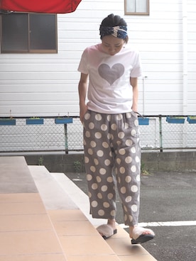 「ボヘミアンズ」｜「アイテム（ヘアアクセサリー）」を使った、clever elephantさん（レディース・153cm）の夏コーディネート