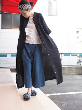 「Hands of creation（ハンズオブクリエイション）のアイテム（ワンピース/ドレス）」を使った、clever elephantさん（レディース・153cm）の夏コーディネート