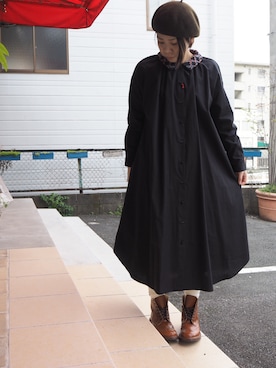 「Tricker's（トリッカーズ）のアイテム」を使った、clever elephantさん（レディース・153cm）の冬コーディネート