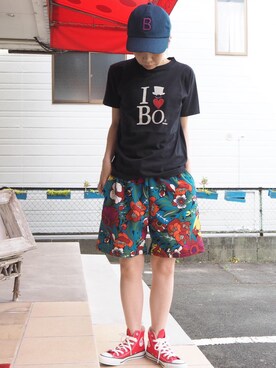 「縛りコーデ」｜clever elephantさん（レディース・153cm）の夏コーディネート
