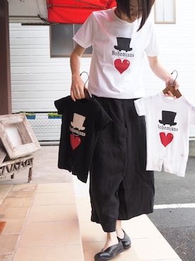 「ボヘミアンズ」｜「アイテム（Tシャツ/カットソー）」を使った、clever elephantさん（レディース・153cm）の夏コーディネート