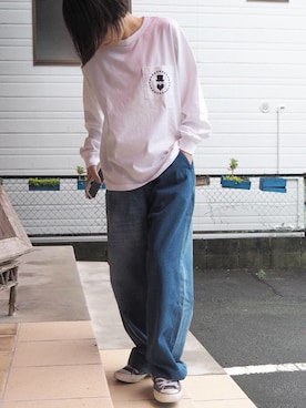 「ボヘミアンズ」｜「アイテム（Tシャツ/カットソー）」を使った、clever elephantさん（レディース・153cm）の夏コーディネート