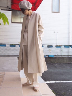 「卒業式コーデ」｜「アイテム（その他アウター）」を使った、clever elephantさん（レディース・153cm）の冬コーディネート