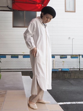 「note et silence （ノートエシロンス）のアイテム（ワンピース/ドレス）」を使った、clever elephantさん（レディース・153cm）の春コーディネート