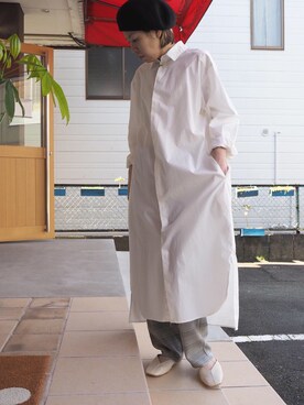 「note et silence （ノートエシロンス）のアイテム（ワンピース/ドレス）」を使った、clever elephantさん（レディース・153cm）の春コーディネート
