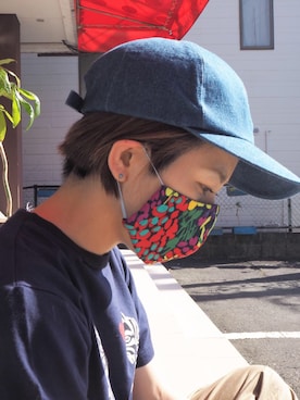 「キャップ女子」｜「アイテム（財布/小物）」を使った、clever elephantさん（レディース・153cm）の春コーディネート