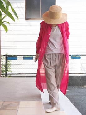 「note et silence （ノートエシロンス）のアイテム（ワンピース/ドレス）」を使った、clever elephantさん（レディース・153cm）の春コーディネート