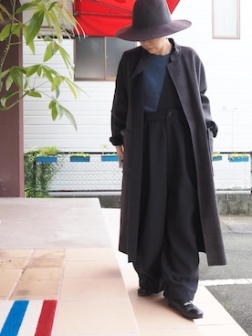 「note et silence （ノートエシロンス）のアイテム（トップス）」を使った、clever elephantさん（レディース・153cm）の秋コーディネート