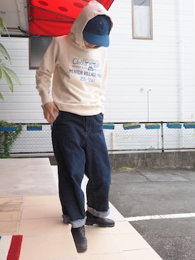 「note et silence （ノートエシロンス）のアイテム（パンツ）」を使った、clever elephantさん（レディース・153cm）の秋コーディネート