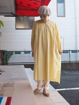 「yuni（ユニ　）のアイテム（ワンピース/ドレス）」を使った、clever elephantさん（レディース・153cm）の冬コーディネート