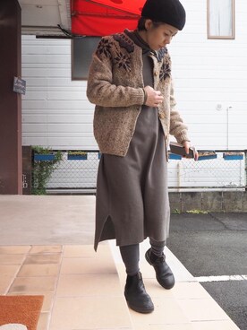 「ATHENA DESIGNS（アテナデザイン）のアイテム」を使った、clever elephantさん（レディース・153cm）の冬コーディネート