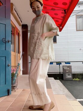 「シャーベットカラー」｜clever elephantさん（レディース・153cm）の夏コーディネート