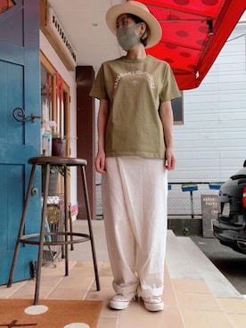 「nitca（ニトカ）のアイテム」を使った、clever elephantさん（レディース・153cm）の夏コーディネート