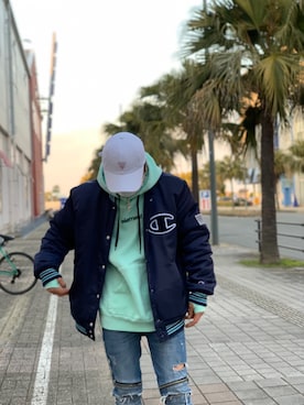 「element」｜「アイテム（ジャケット/アウター）」を使った、k_style0128さん（メンズ・170cm）の春コーディネート
