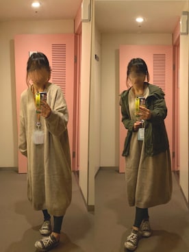 「lativ（ラティーヴ）のアイテム」を使った、EVAN🙈さん（レディース・158cm）の秋コーディネート