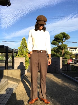 「アイテム（その他トップス）」を使った、さやさん（メンズ・182cm）の秋コーディネート