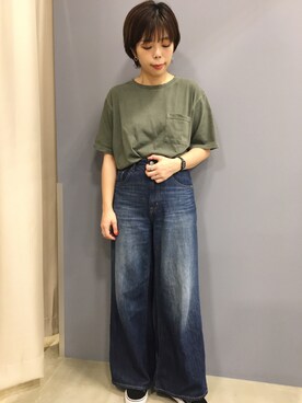 「AMERICAN HOLIC」｜MIYAさん（レディース・158cm）の春コーディネート