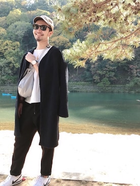 「hellolulu(ハロルル)のアイテム」を使った、Tiiiさん(メンズ・160cm)の秋コーディネート