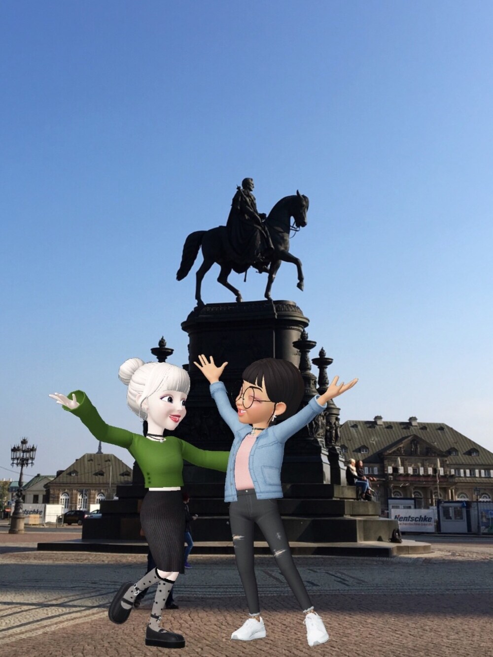 「ヨーロッパ、旅行、エアハラチ、コンバース、チョーカー、十字架」｜「WEGOのWEGO/クロスチョーカー（チョーカー、ブラック系）」を使った、Mさん（レディース・150cm）の冬コーディネートの1枚目の写真