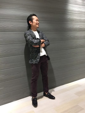 「HIGH STREET（ハイストリート）のアイテム」を使った、ippeiさん（メンズ・162cm）の秋コーディネート