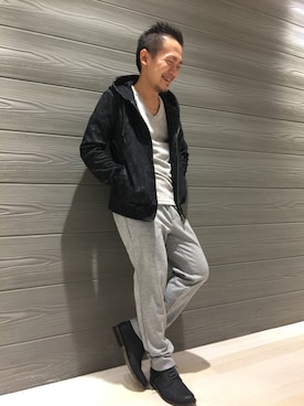 「HIGH STREET（ハイストリート）のアイテム」を使った、ippeiさん（メンズ・162cm）の冬コーディネート